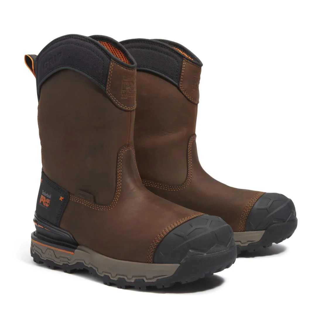 Boondock Ultralight Composite Toe Waterproof Pull On Work Boots Brown - Image 7