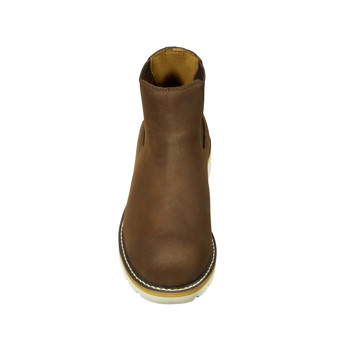 5" Wedge Soft Toe Chelsea Dark Brown - Image 7
