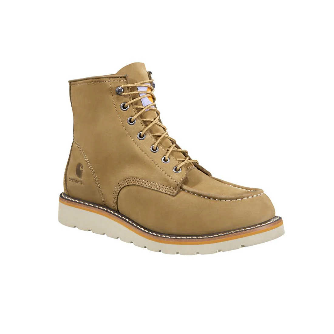 6" Moc Toe Wedge Soft Toe Boot Coyote - Image 2