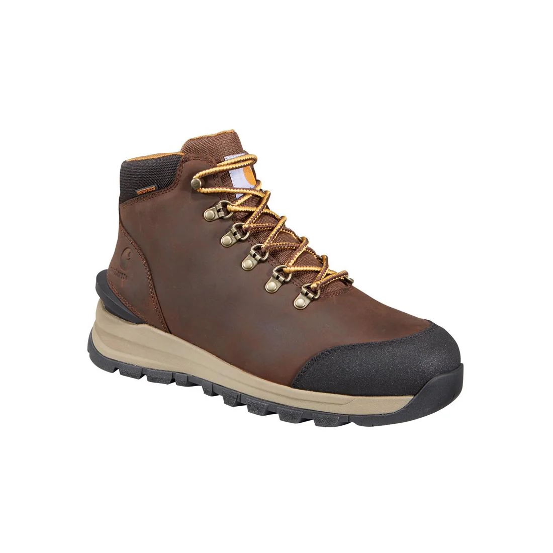 5" Gilmore Alloy-Toe Waterproof Work Boot Dark Brown - Image 2