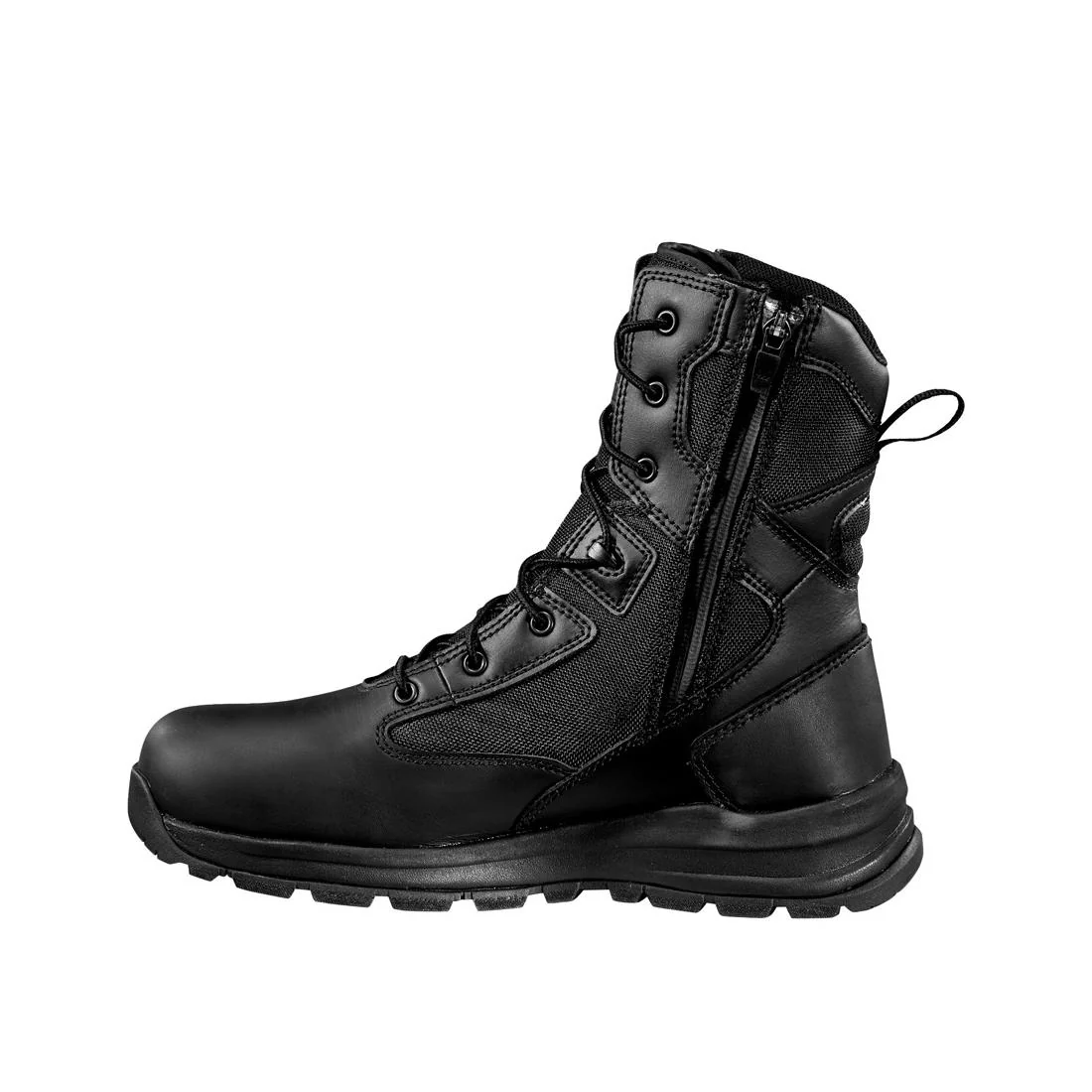 8" Gilmore Waterproof Side Zip Soft Toe Boot Black - Image 6
