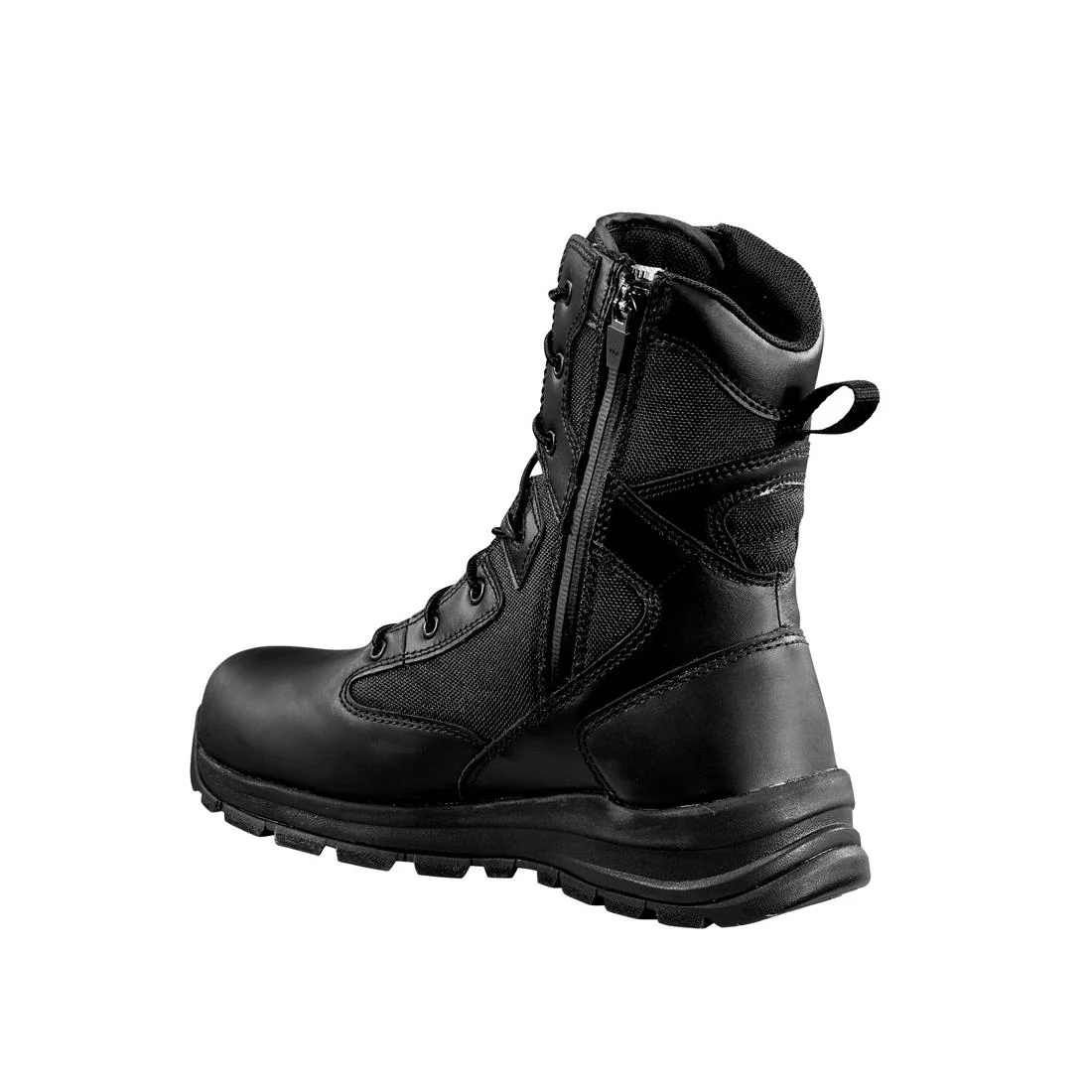 8" Gilmore Waterproof Side Zip Soft Toe Boot Black - Image 7