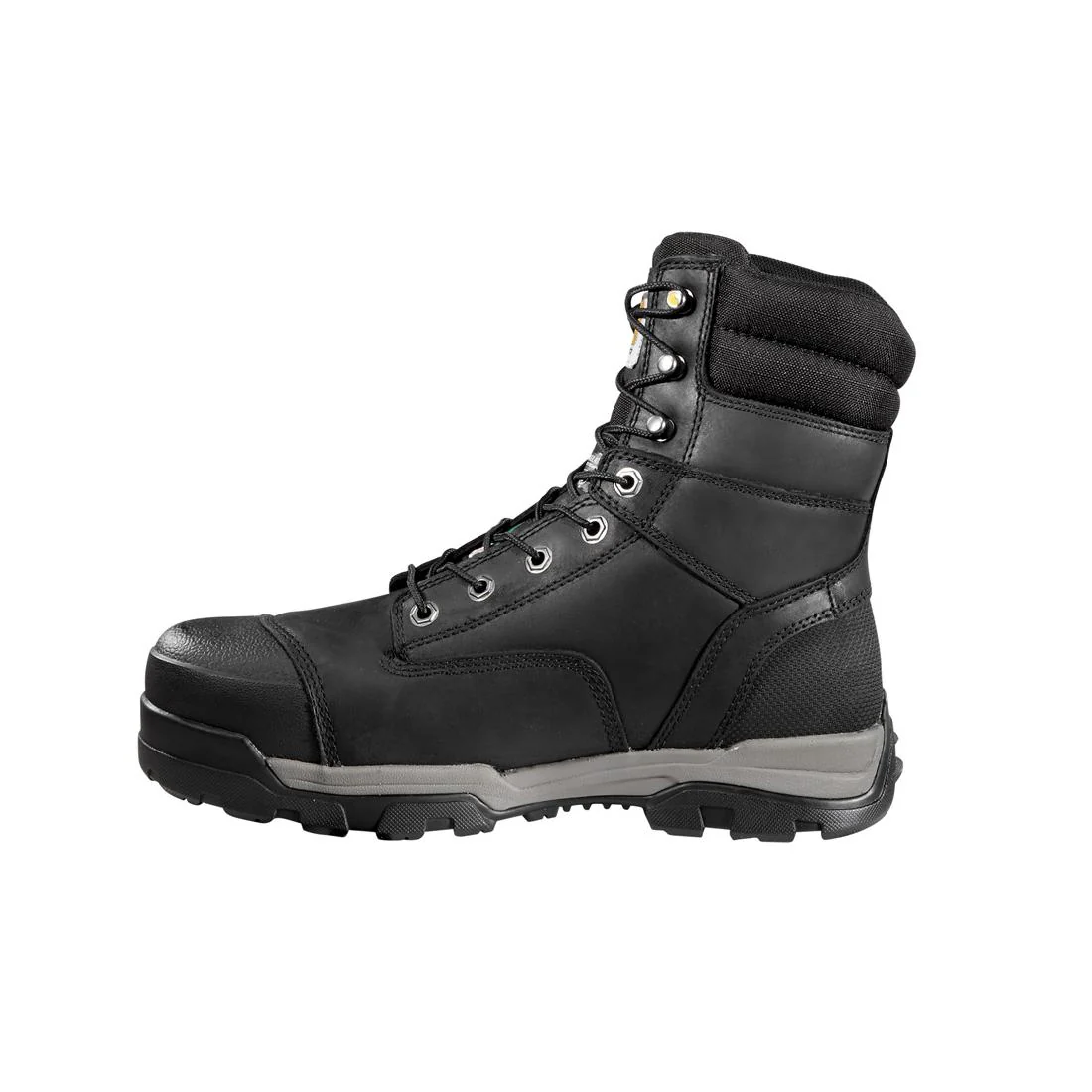 8" Ground Force Waterproof Insulated PR Composite Toe Work Boot Black - Image 6