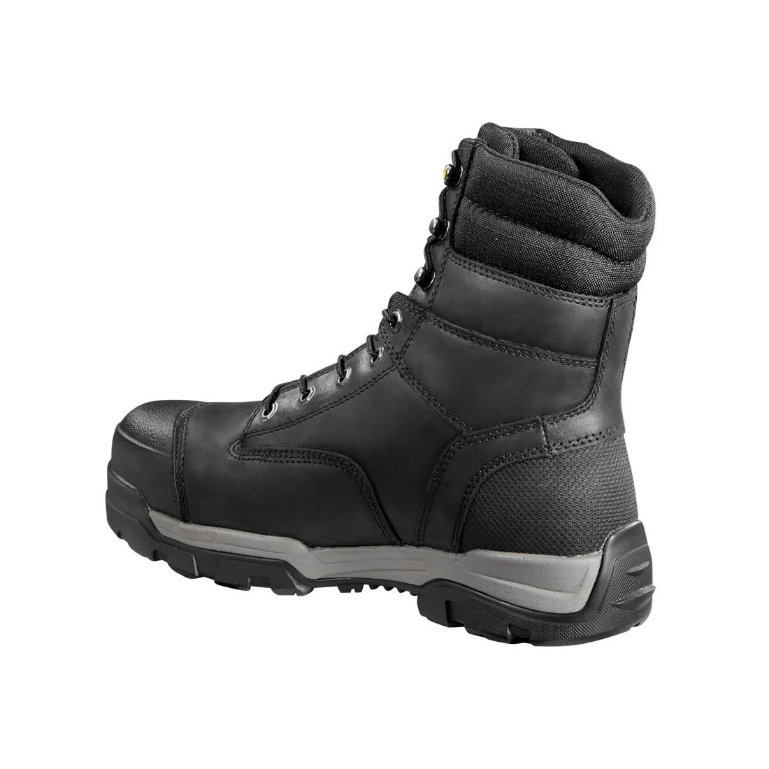 8" Ground Force Waterproof Insulated PR Composite Toe Work Boot Black - Image 7