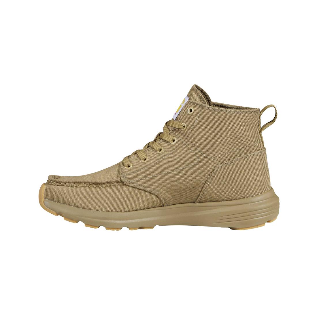 5" Haslett Moc Toe Canvas Soft-Toe Chukka Coyote - Image 6