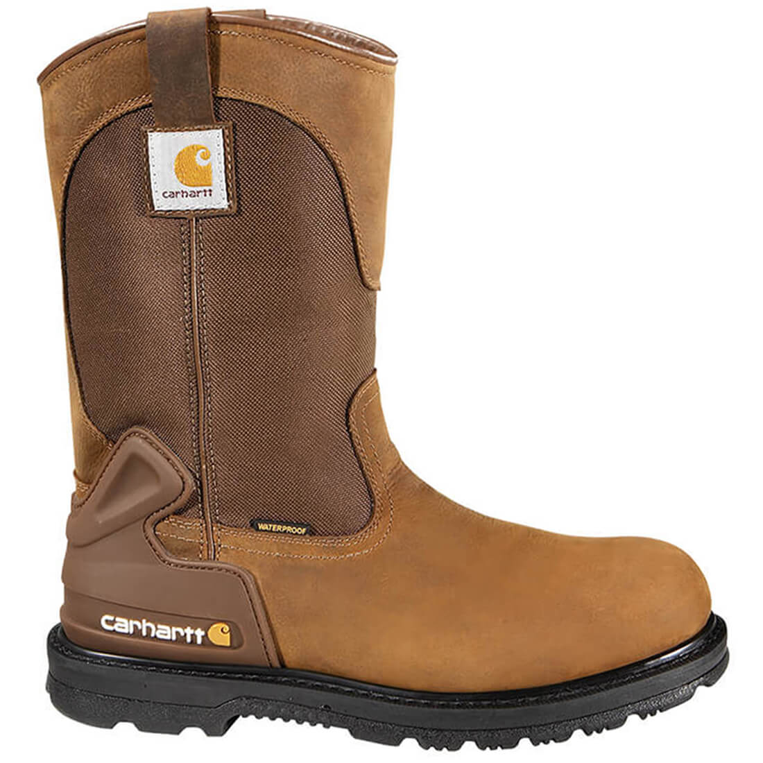 11" Heritage Soft-Toe Waterproof Wellington Pull-On Boot Brown