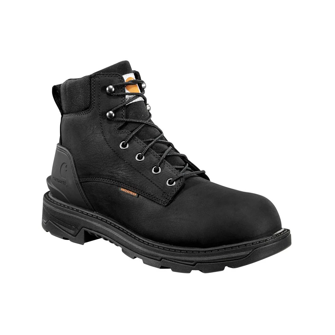 6" Ironwood Waterproof Soft Toe Work Boot Black - Image 2