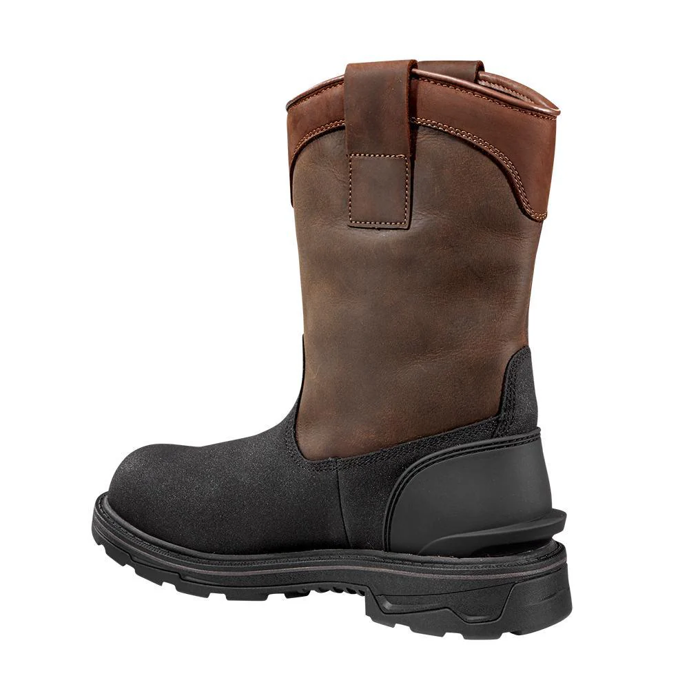 11" Ironwood Alloy-Toe Waterproof Insulated Wellington Pull-On Work Boot Dark Brown/Black - Image 7