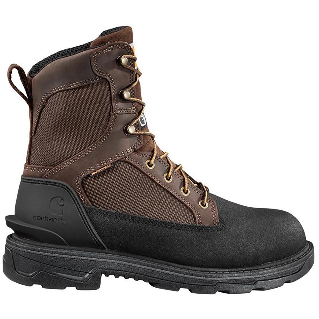 8" Ironwood Waterproof Insulated Alloy Toe Work Boot Dark Brown/Black