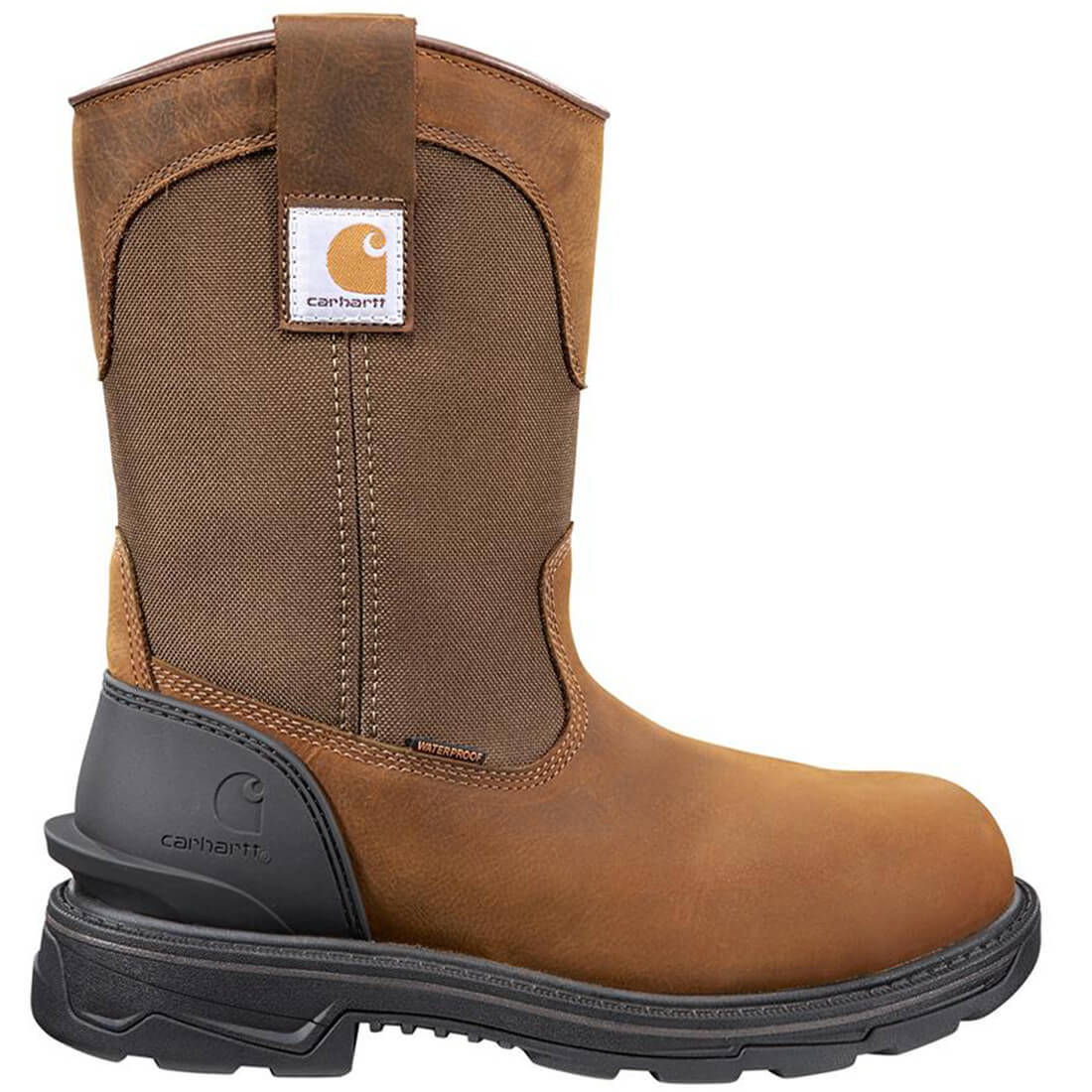 11" Ironwood Soft-Toe Waterproof Wellington Pull-On Boot Brown