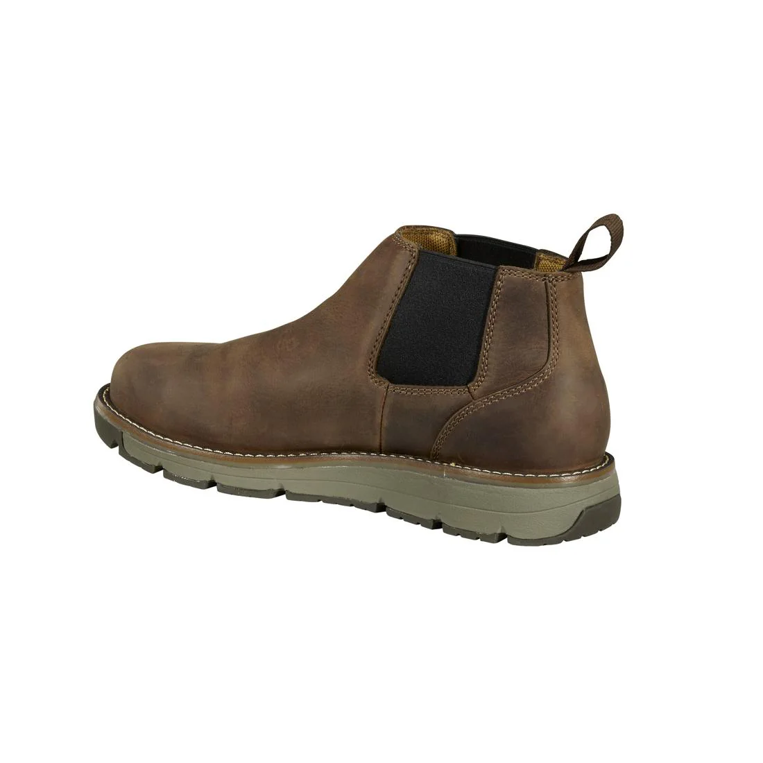 4" Millbrook Soft-Toe Romeo Wedge Boot Brown - Image 7
