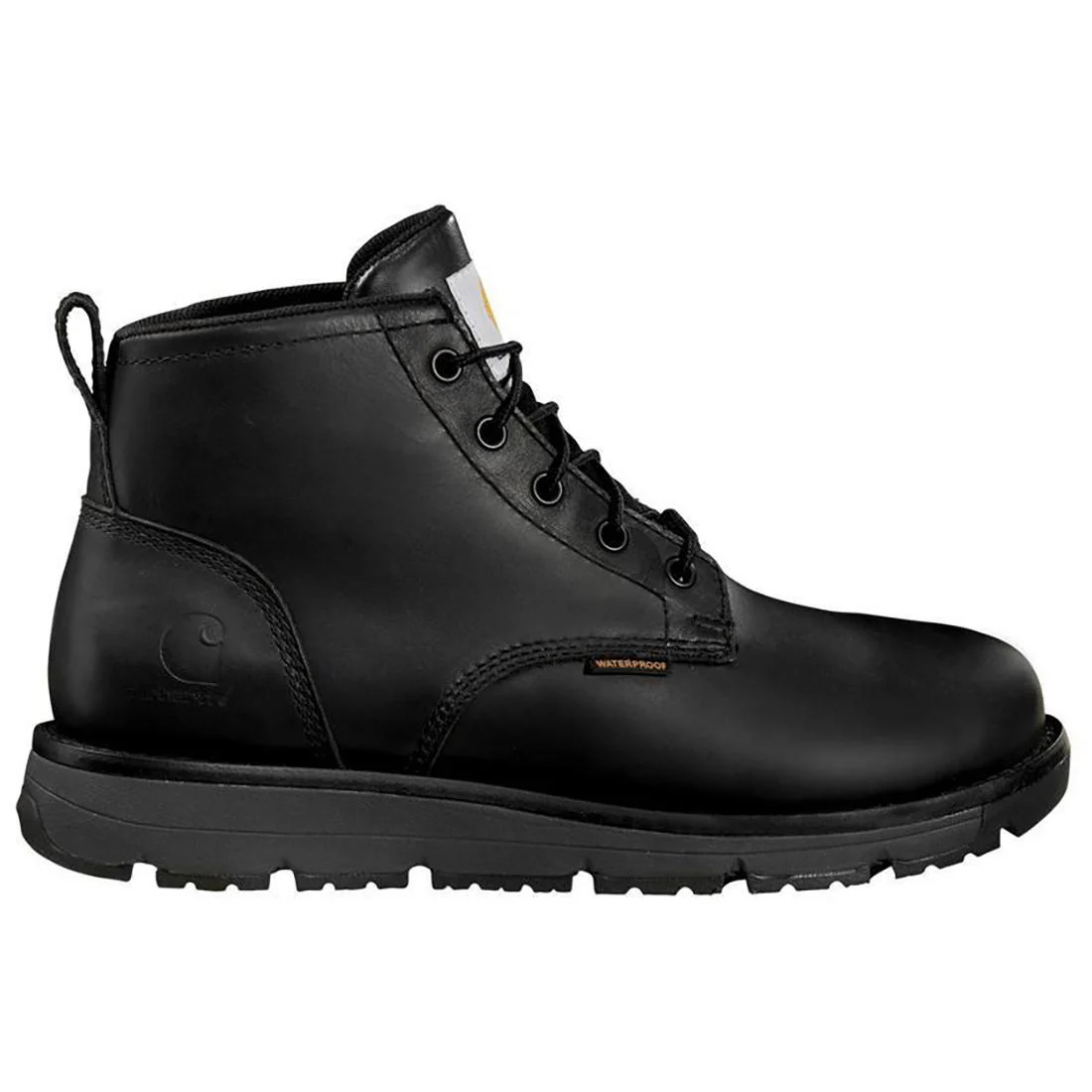 5" Millbrook Waterproof Wedge Steel Toe Work Boot Black