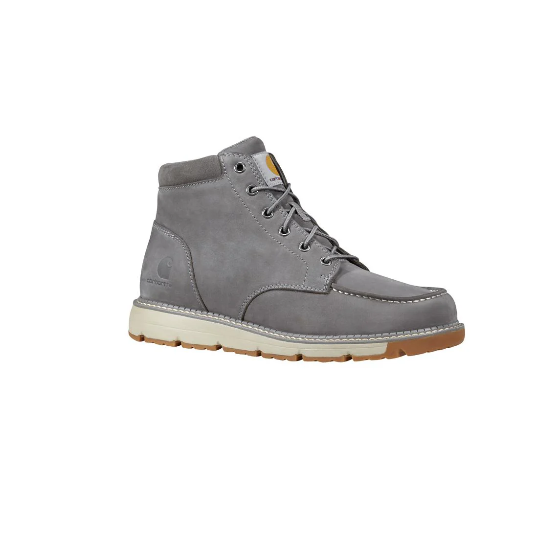 5" Millbrook Moc Toe Wedge Soft Toe Boot Grey - Image 2