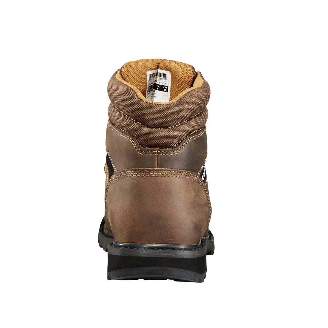 6" Traditional Welt Steel Toe Work Boot Brown - Image 4