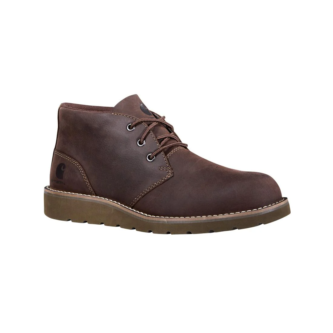 4" Wedge Plain Toe Soft Toe Chukka Dark Brown FW4004-M - Image 2