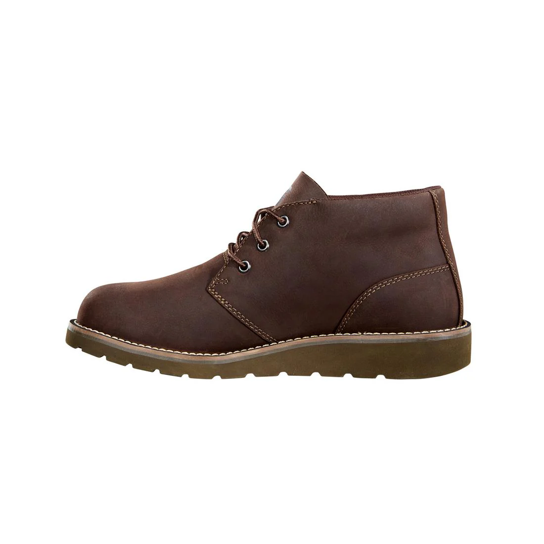 4" Wedge Plain Toe Soft Toe Chukka Dark Brown FW4004-M - Image 6