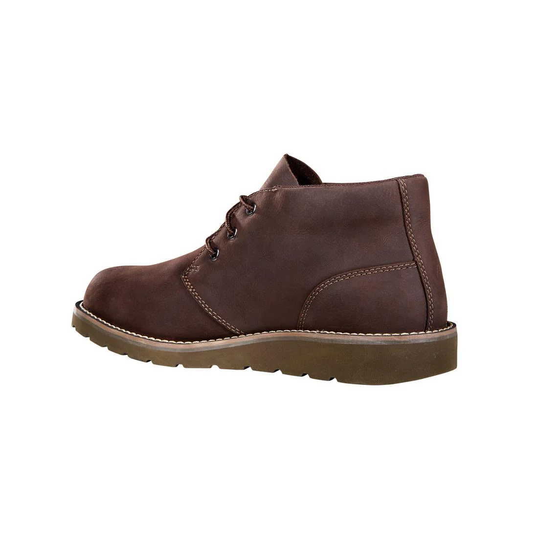 4" Wedge Plain Toe Soft Toe Chukka Dark Brown FW4004-M - Image 7