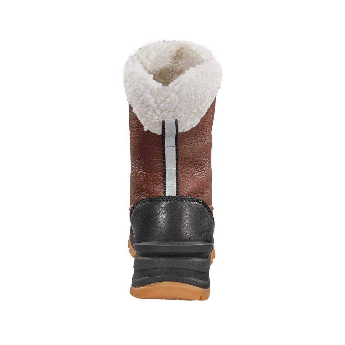8" Women's Pellston Waterproof Insulated Winter Soft Toe Boot Red Brown - Image 5