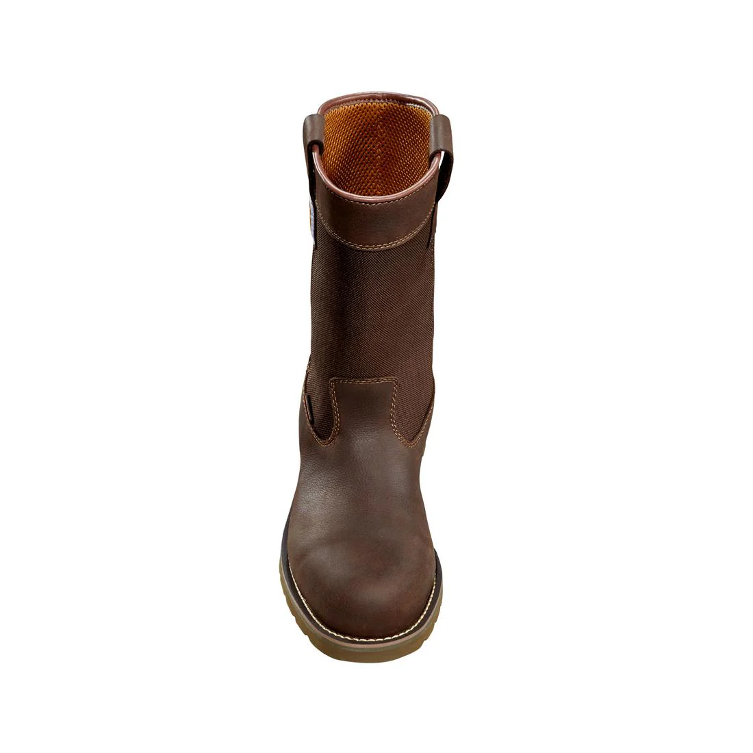 10" Wellington Wedge Steel-Toe Waterproof Work Boot Dark Brown - Image 4