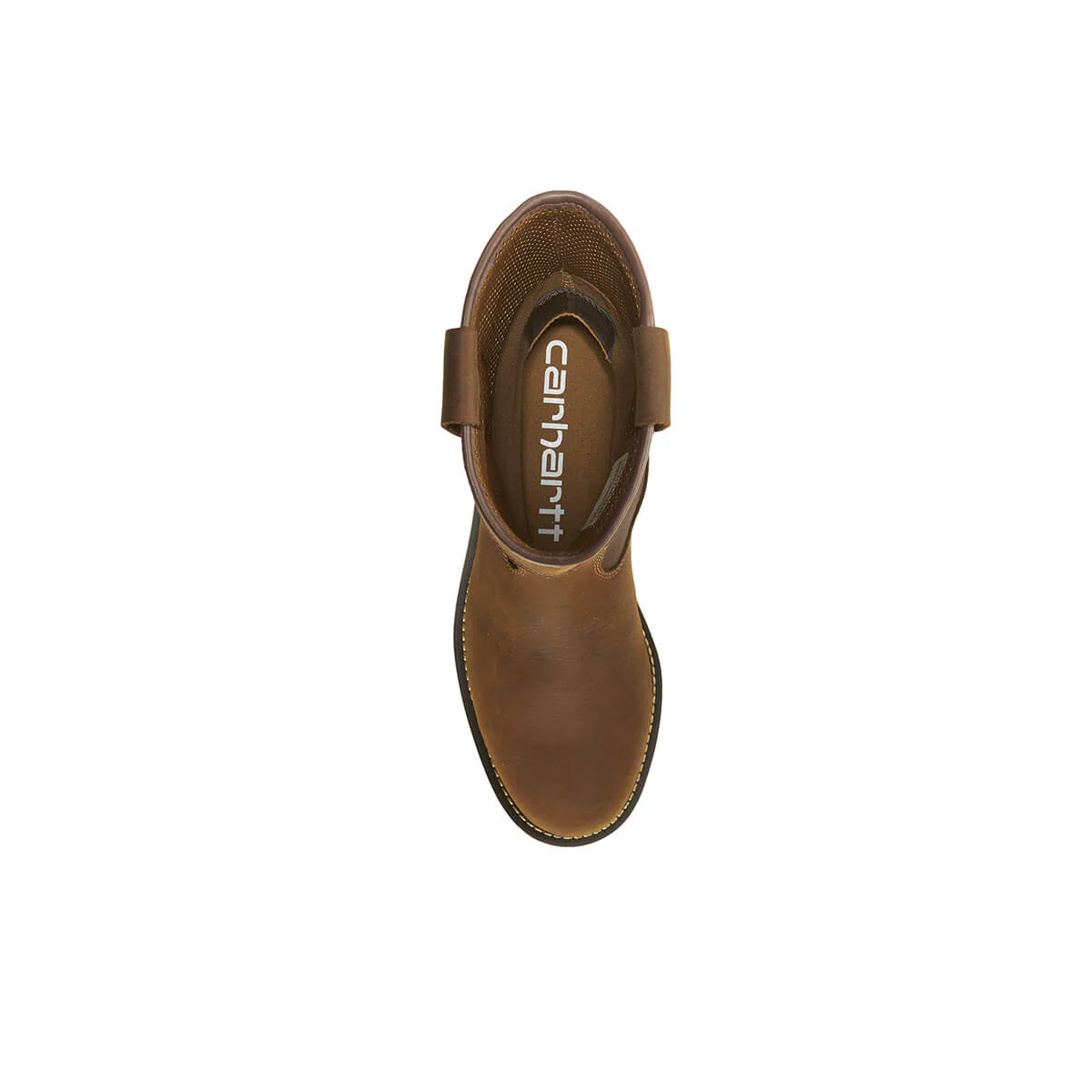 10" Wellington Soft-Toe Waterproof Wedge Pull-On Boot Brown - Image 8