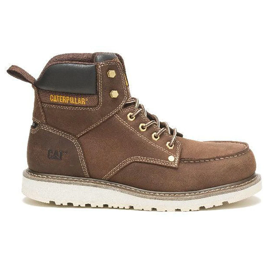 Calibrate Steel-Toe Work Boots Brown