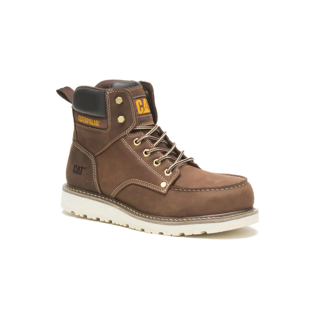 Calibrate Steel-Toe Work Boots Brown - Image 2