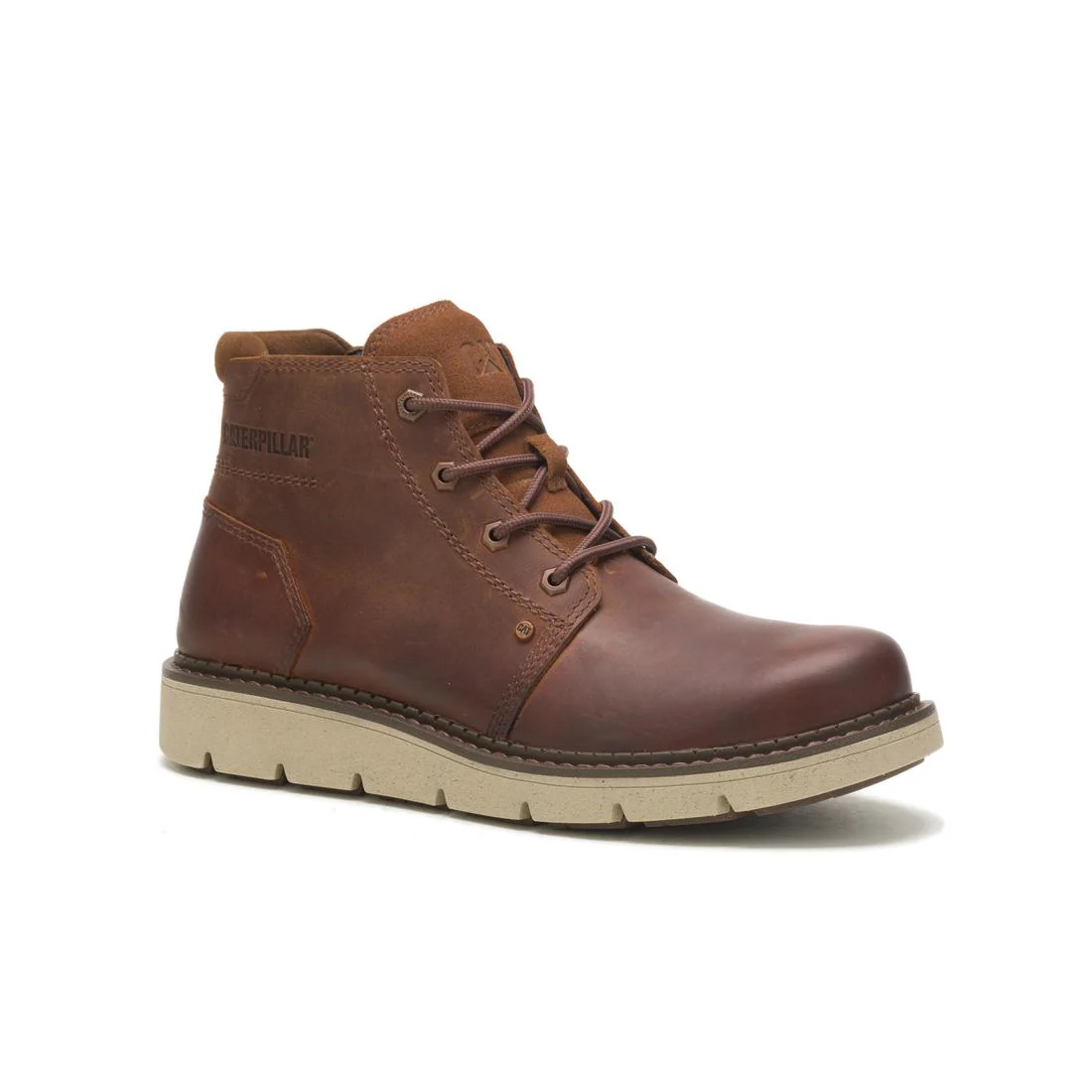 Covert Soft-Toe Waterproof Mid Boot Leather Brown - Image 2