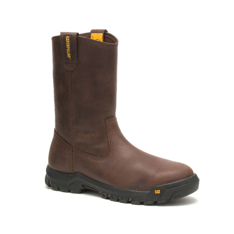 Drawbar Steel-Toe Pull On Work Boot Brown - Image 2