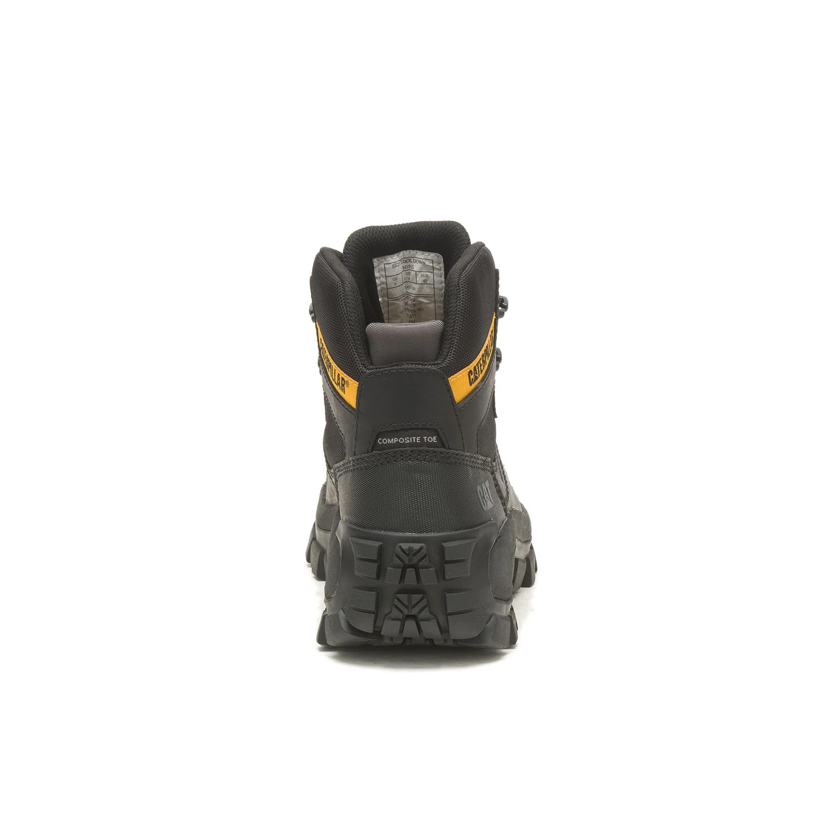 Invader Composite-Toe Waterproof Hiker Work Boot Black - Image 5