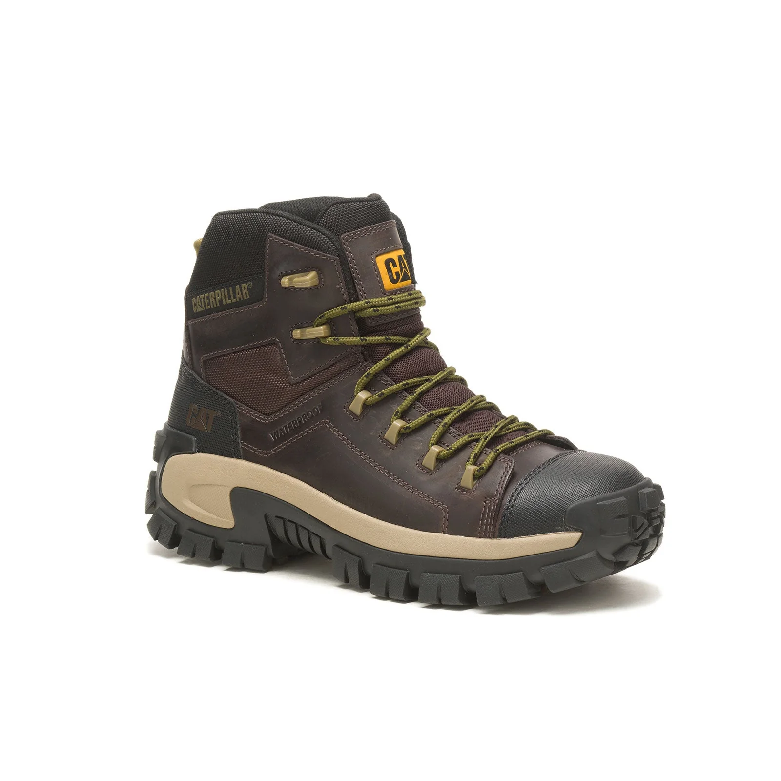 Invader Composite-Toe Waterproof Hiker Work Boot Brown - Image 2