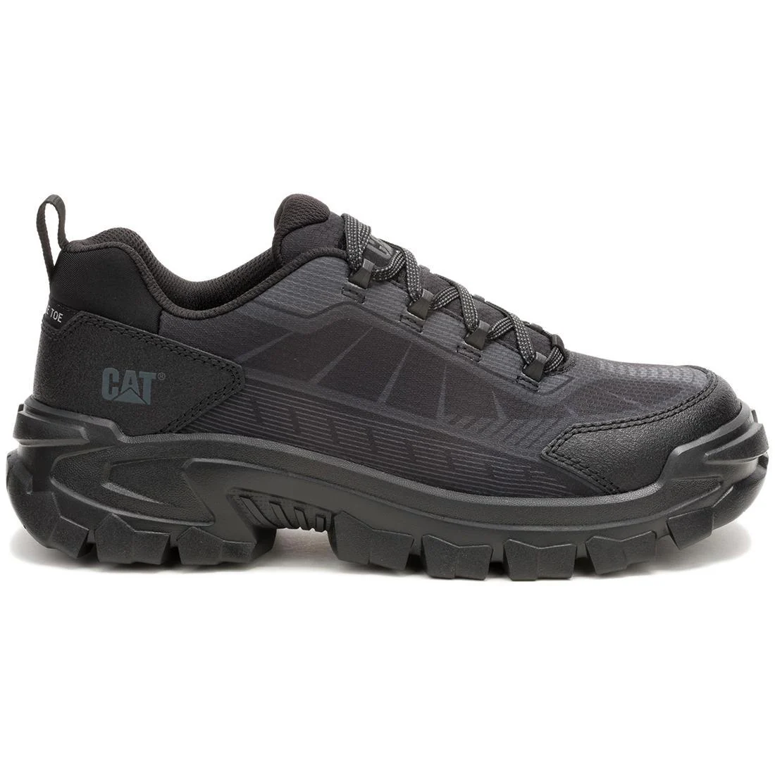Invader Sport Lo Mesh Composite-Toe Shoes Black In Mesh