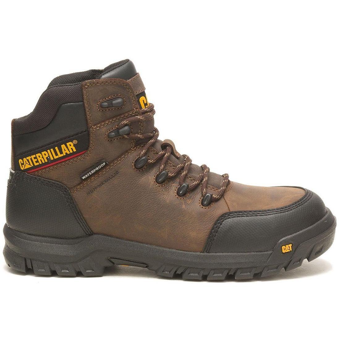 Resorption Composite-Toe Waterproof Work Boot Seal Brown