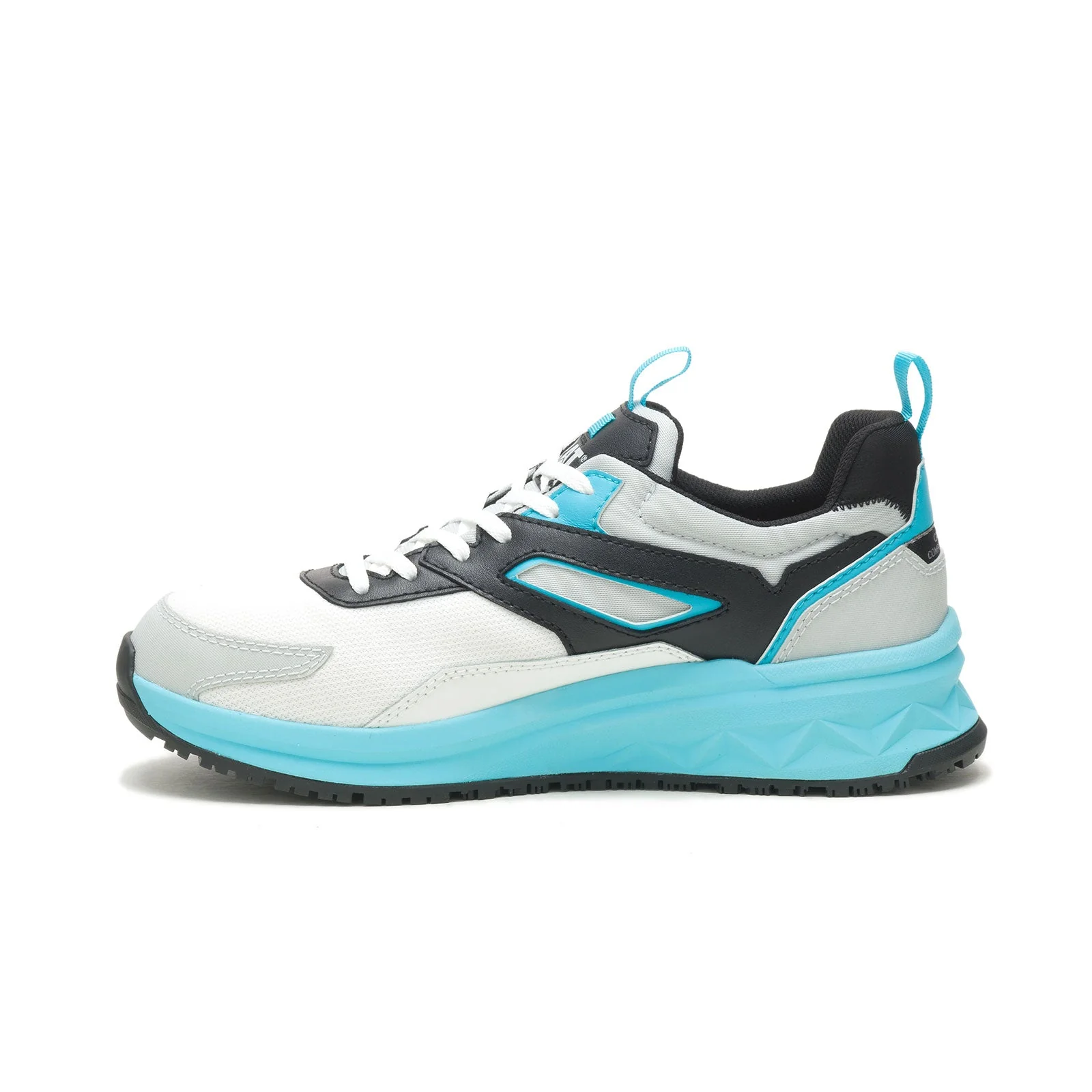 Streamline Runner Composite-Toe Work Shoe White/Blue - Image 6