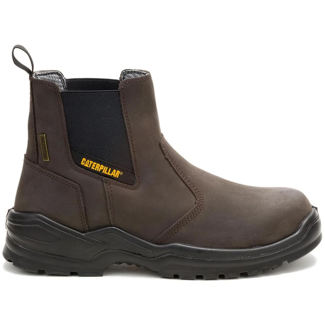 Striver Chelsea Waterproof Steel-Toe Chelsea Boots Brown