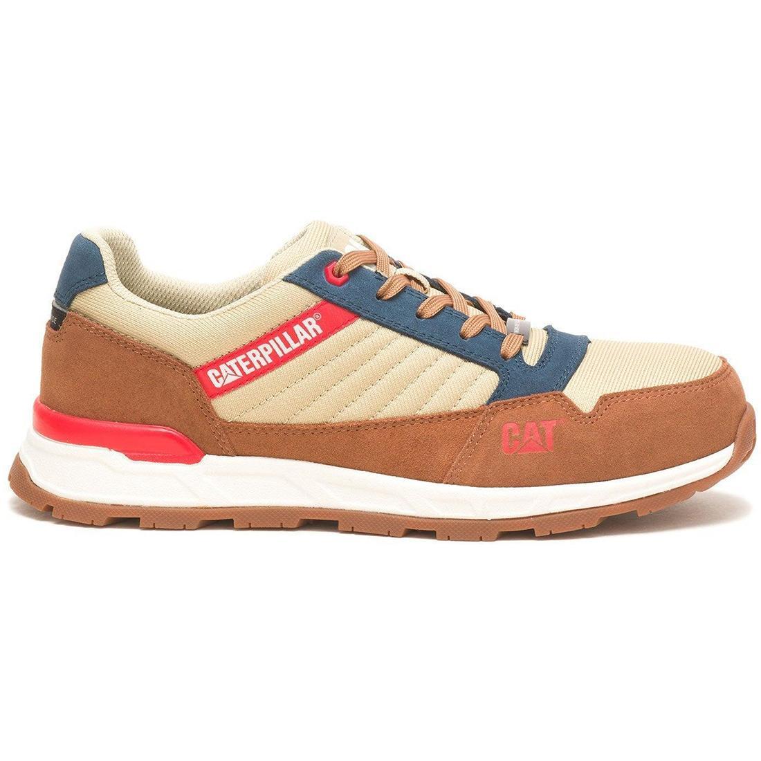 Venward Composite-Toe Work Shoe Orange/Tan