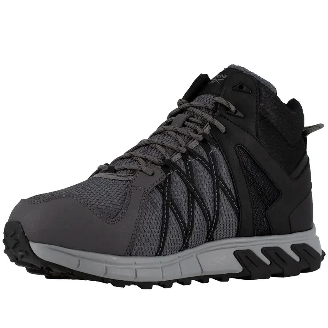 Women's Trailgrip Alloy-Toe Athletic Work Boot Grey/Black - Image 3