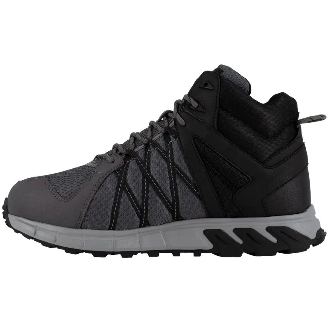 Women's Trailgrip Alloy-Toe Athletic Work Boot Grey/Black - Image 5