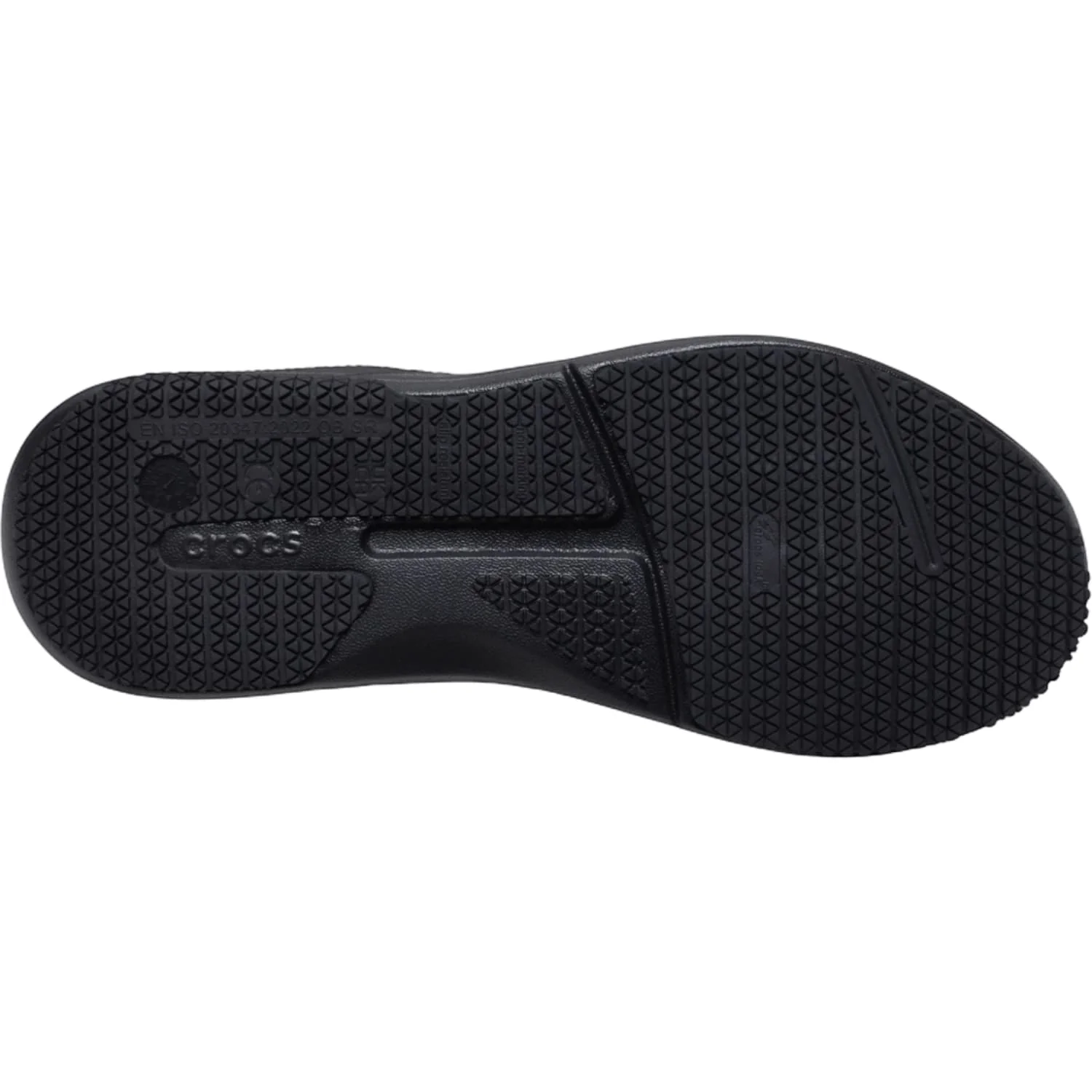 Men's On the Clock Slip Resistant Sneaker Black - Image 3