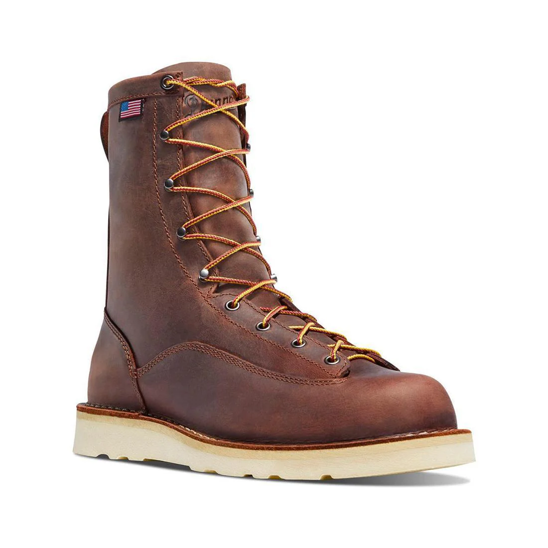 Bull Run 8" Soft Toe Work Boot Brown - Image 2
