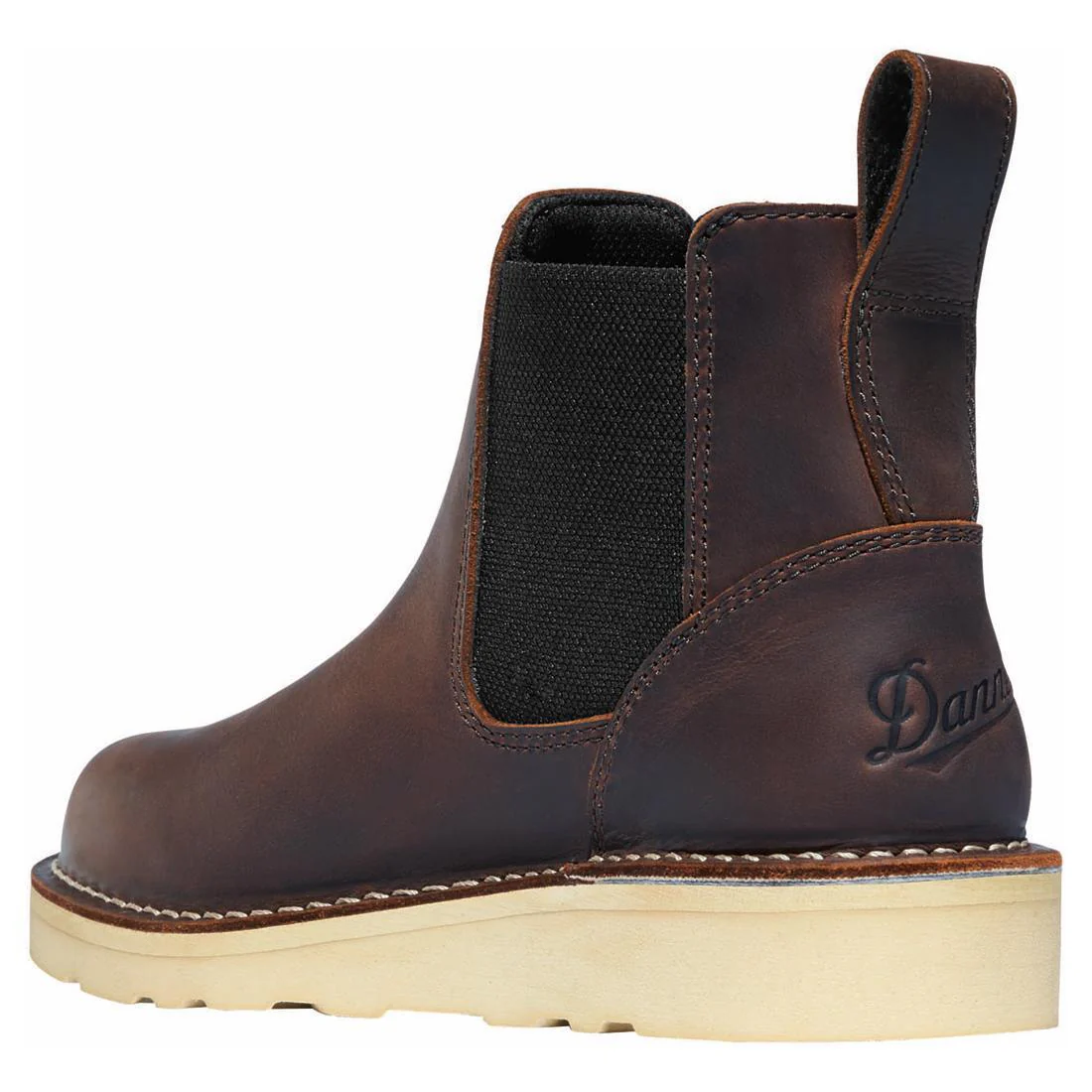 Bull Run Chelsea Women’s 5" Soft Toe Work Boot Brown - Image 5