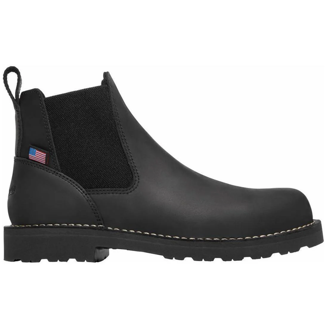 Bull Run Chelsea 6" Soft Toe Work Boot Black