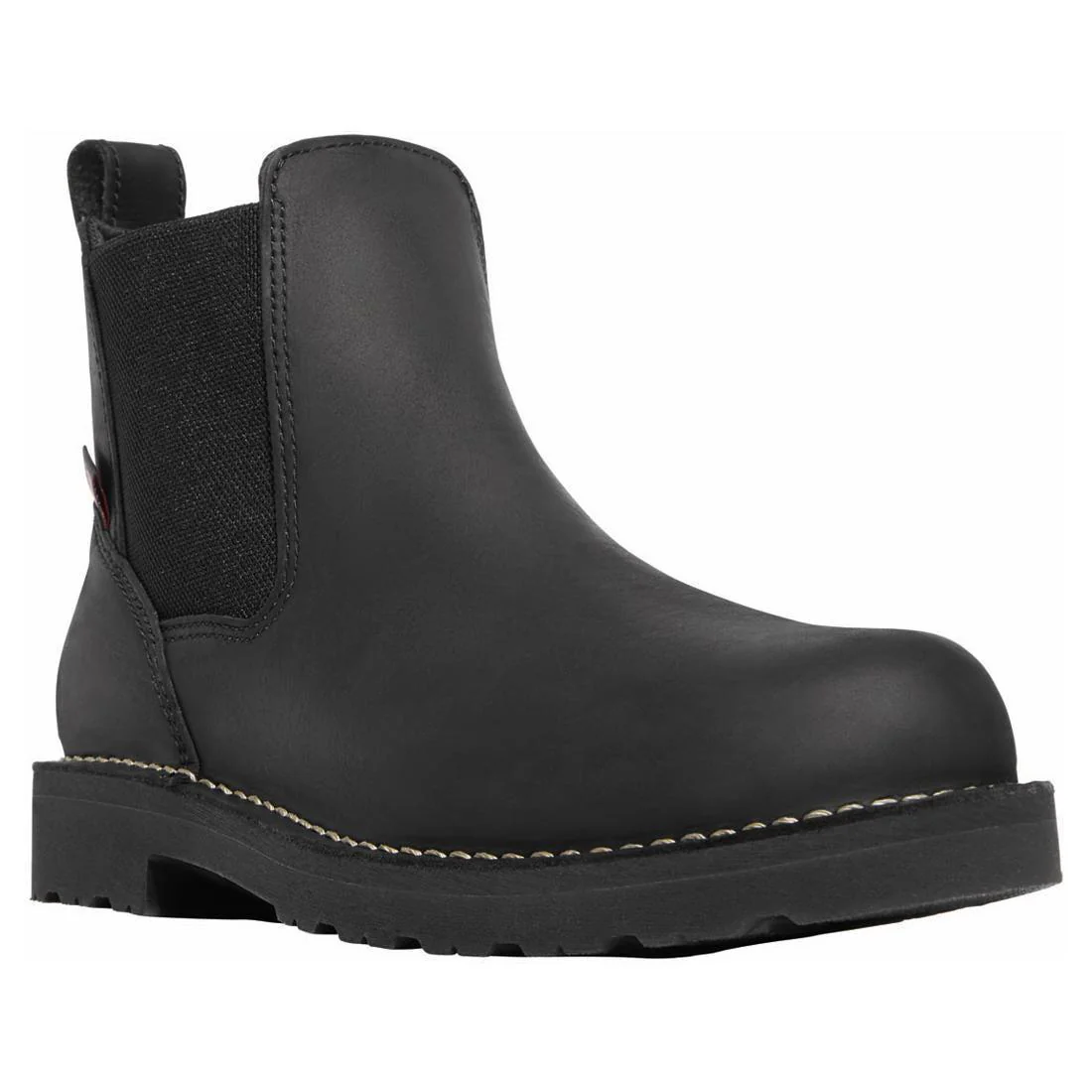 Bull Run Chelsea 6" Soft Toe Work Boot Black - Image 2