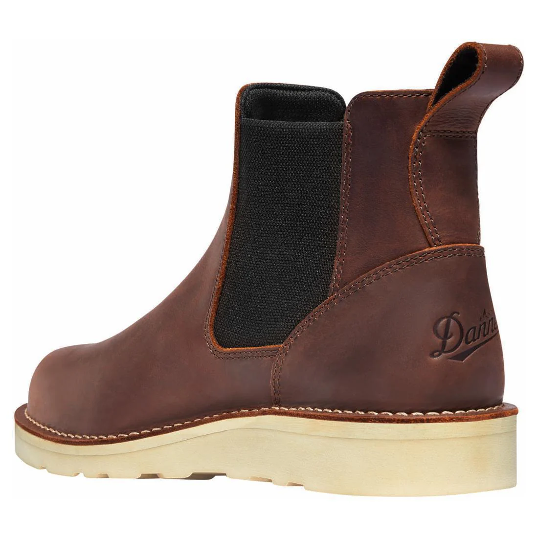 Bull Run Chelsea 6" Steel Toe Work Boot Brown - Image 5