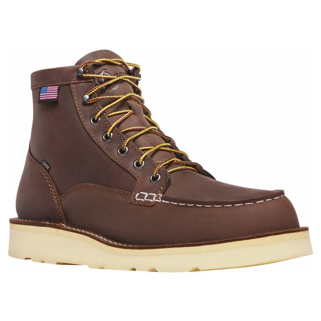 Bull Run Moc Toe 6" GORE-TEX Steel Toe Work Boot Brown - Image 2