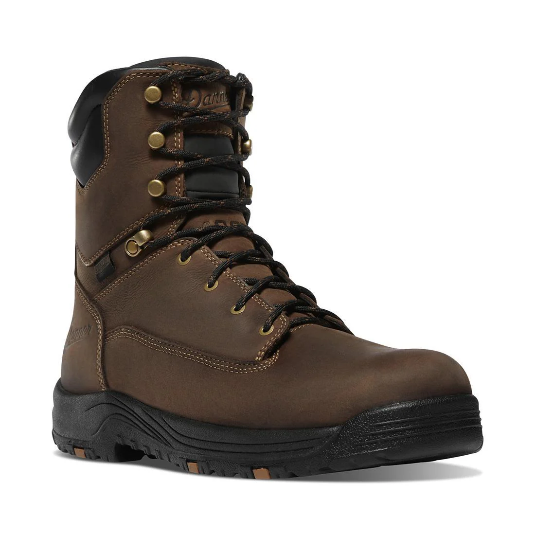 Caliper 8" Insulated 400G Soft Toe Work Boot Brown - Image 2