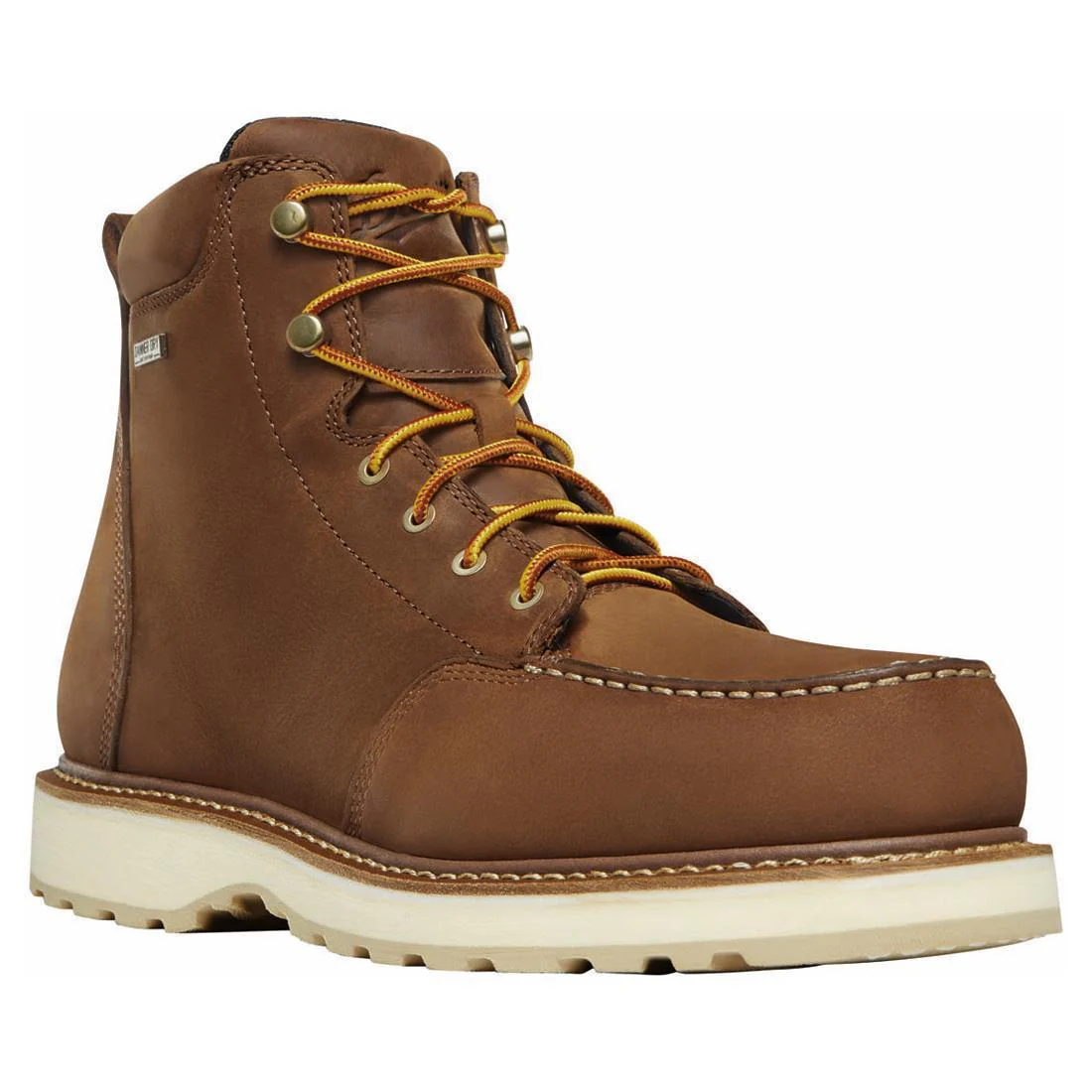Cedar River Moc Toe 6" Soft Toe Work Boot Brown - Image 2
