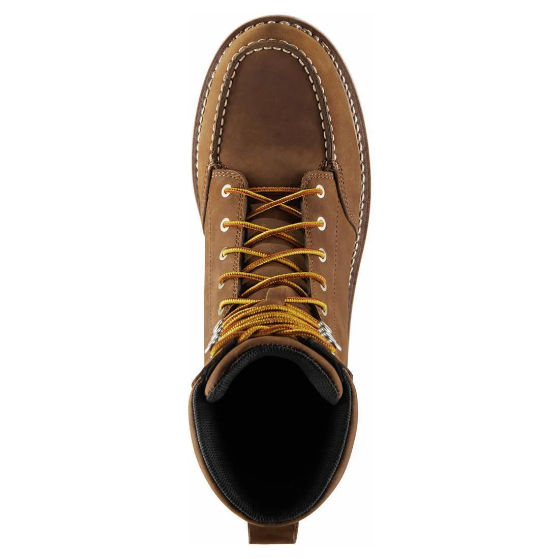 Cedar River Moc Toe 8" Alloy Toe Work Boot Brown - Image 4