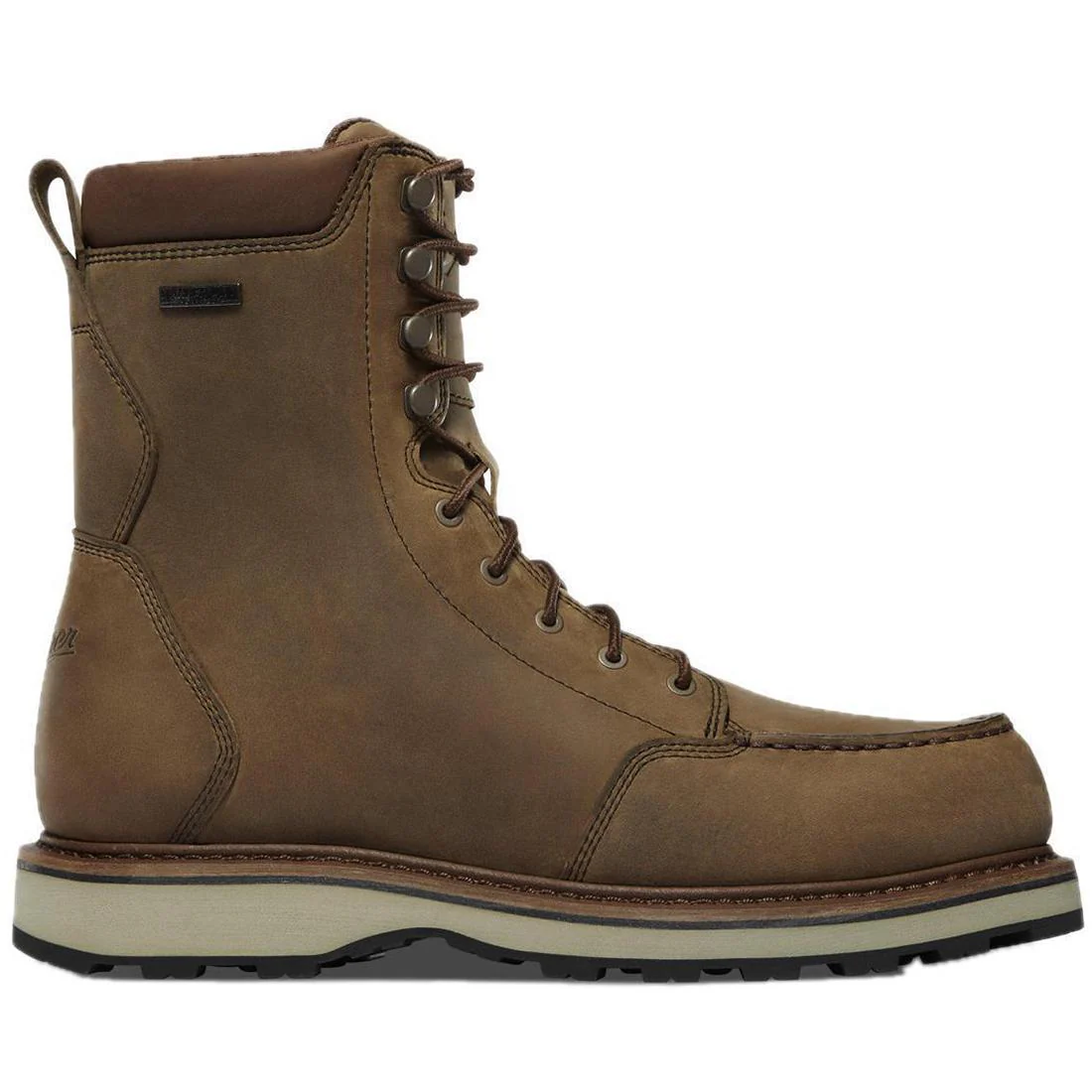 Cedar River Moc Toe Hunter 8" Soft Toe Work Boot Light Beige