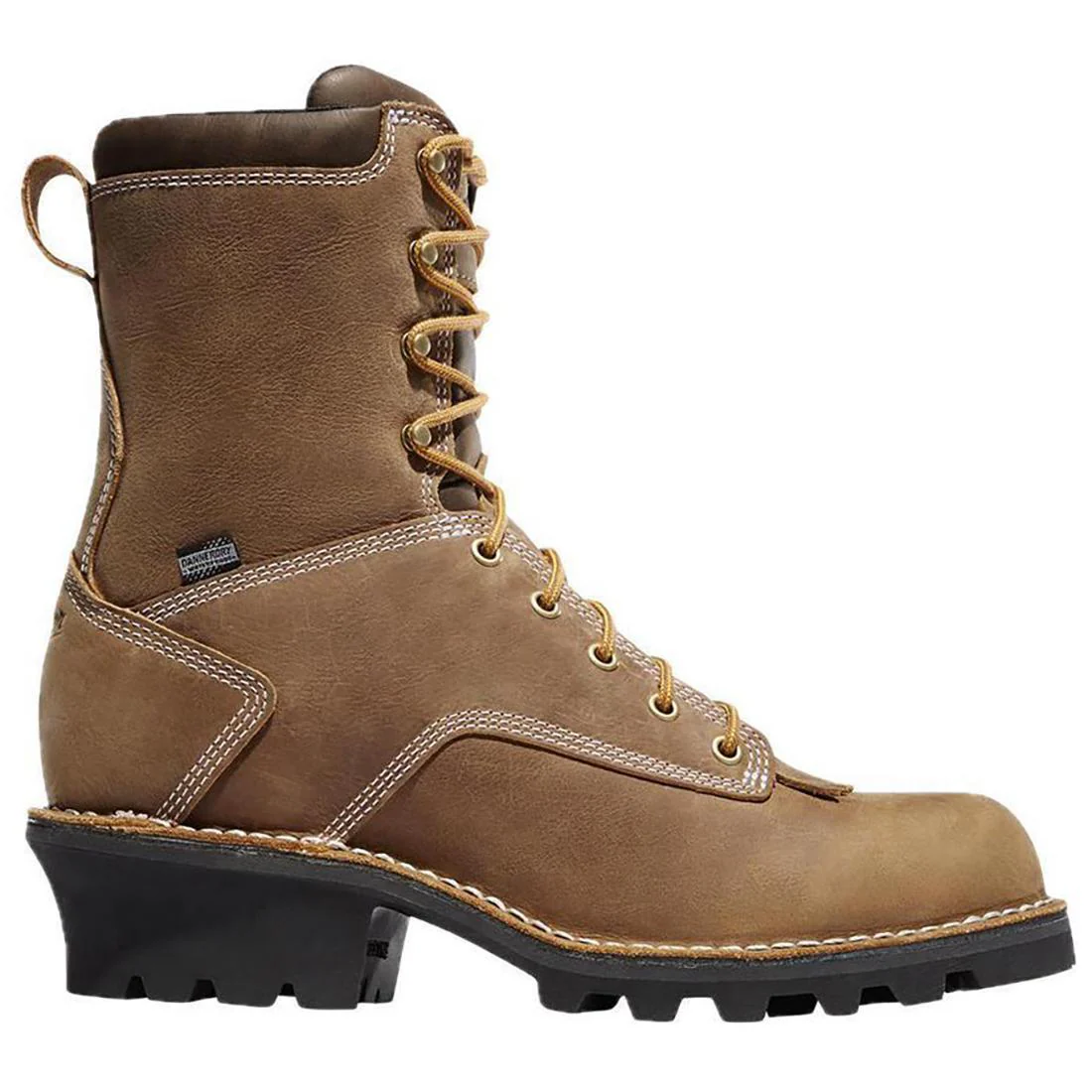 Logger 8" Soft Toe Work Boot Brown