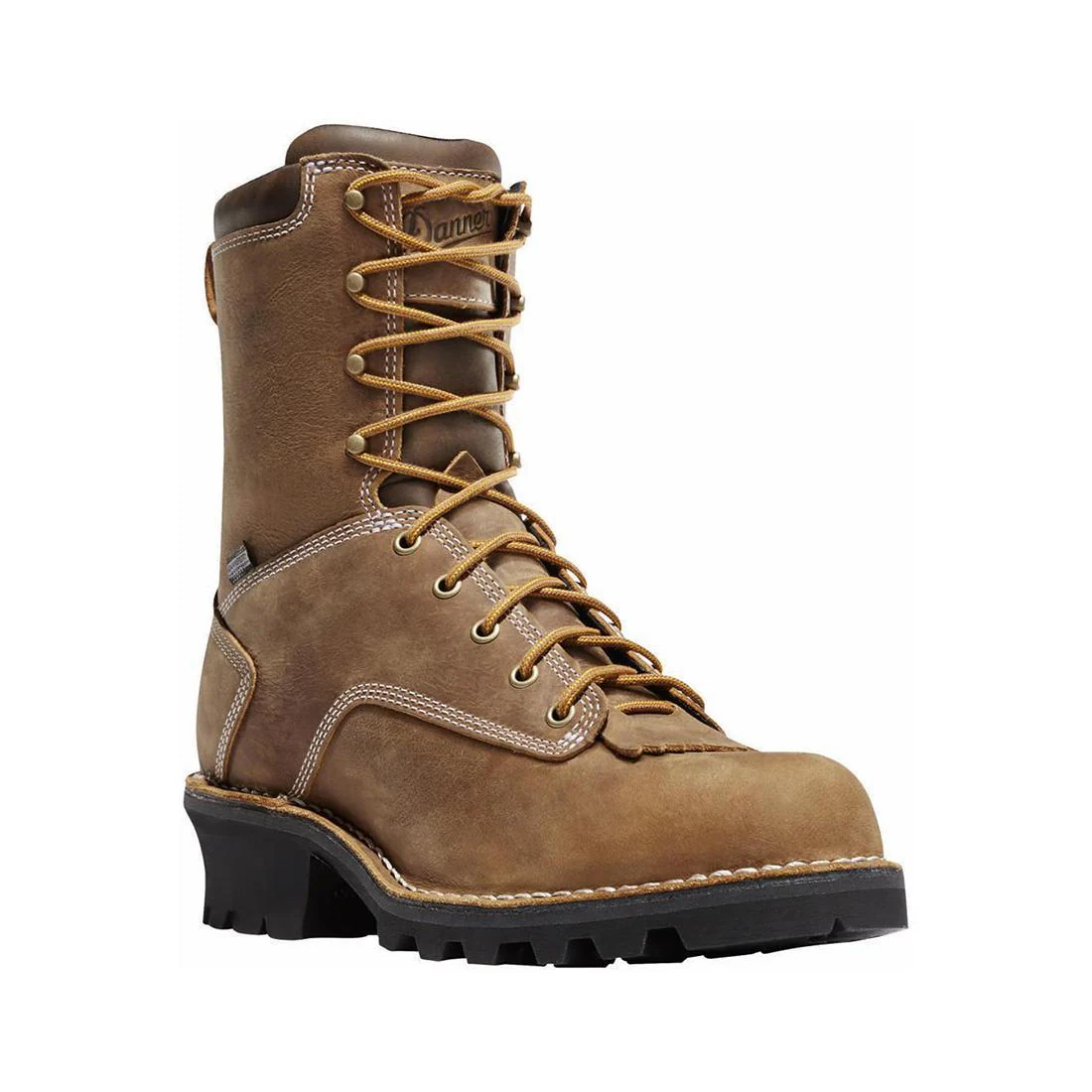Logger 8" Soft Toe Work Boot Brown - Image 2